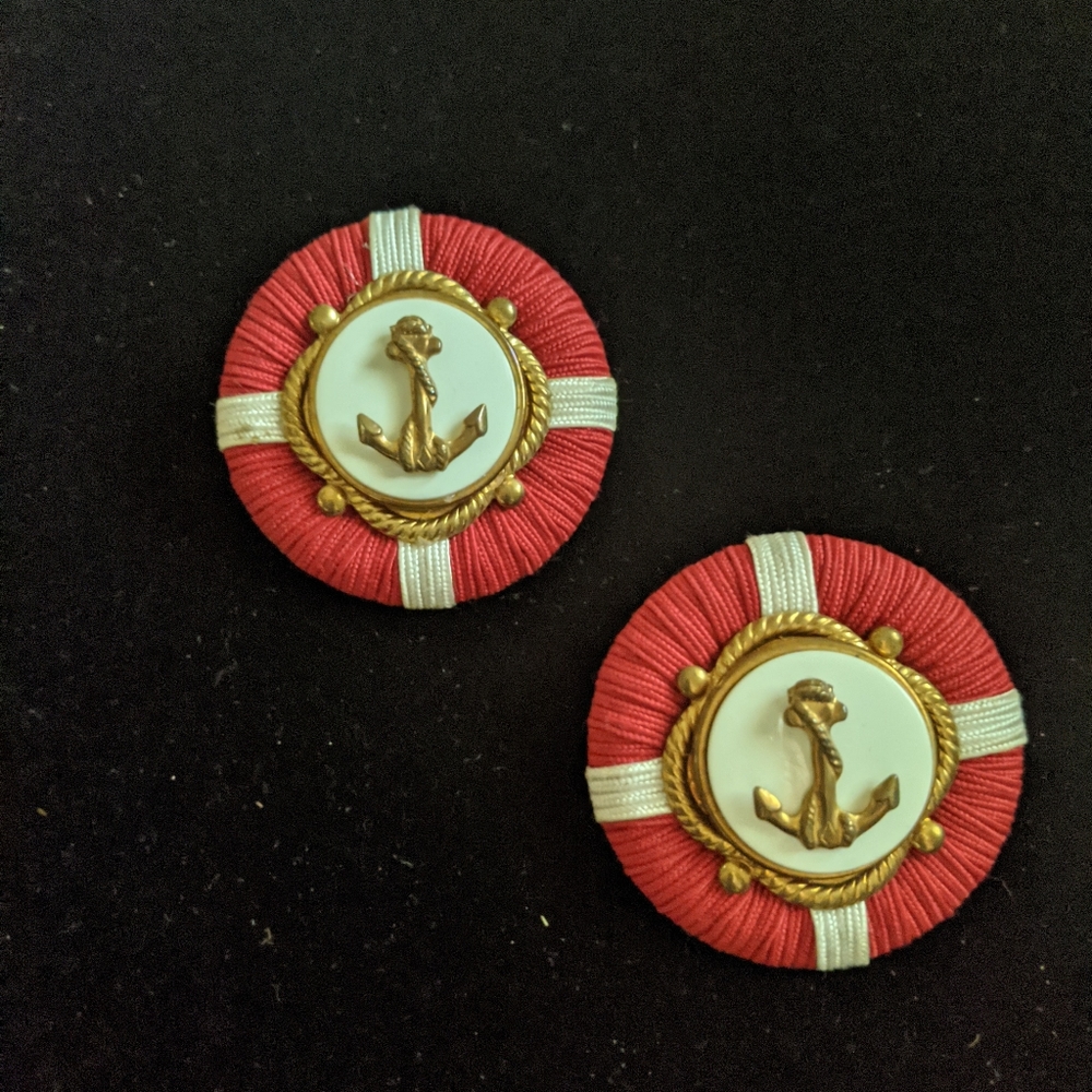 Vintage Anchor Earrings